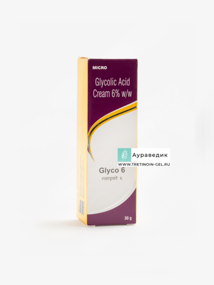 Glyco-6 - Glycolic Acid Cream - INCI - Auravedic