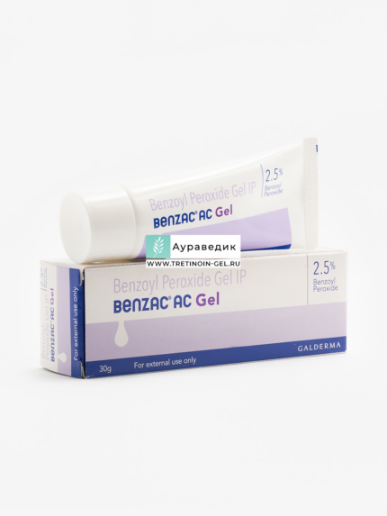 Benzac AC - Benzoyl Peroxide 2,5% - Galderma - Auravedic