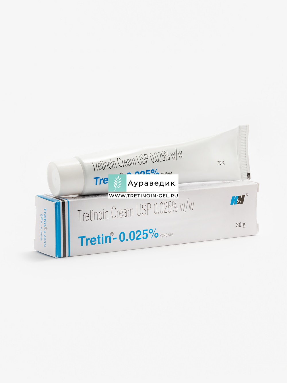 Tretin 0,025% - Tretinoin Cream - H&H - Auravedic Tretin 0,025% - Tretinoin Cream - H&H - Auravedic