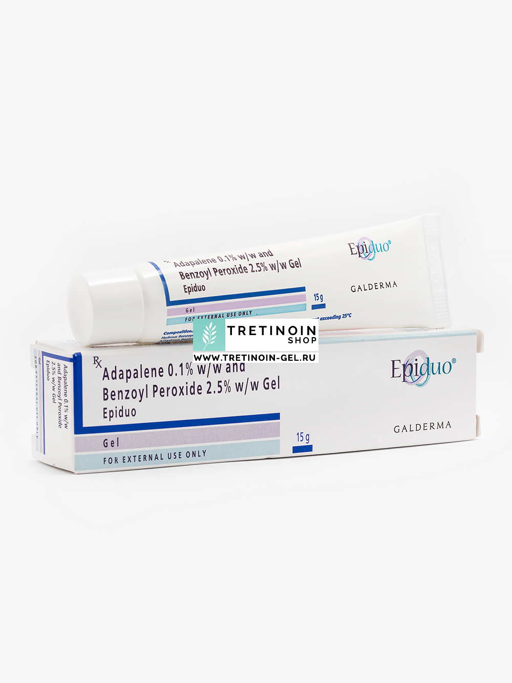Epiduo Gel, 15g - Adapalene 0,1%+Benzoyl Peroxide 2,5% - Galderma - Tretinoin Shop Epiduo Gel, 15g - Adapalene 0,1%+Benzoyl Peroxide 2,5% - Galderma - Tretinoin Shop