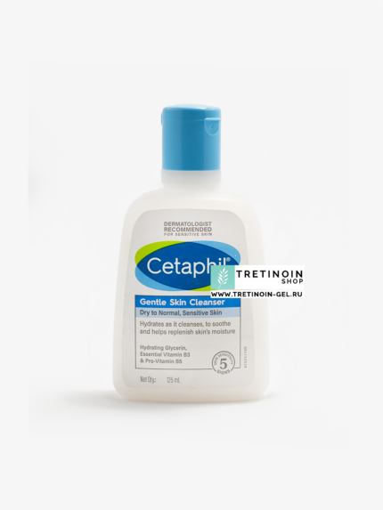 Cetaphil - Gentle Skin Cleanser - Dry to Normal, Sensitive Skin - Glycerin + B3 + B5 - Galderma - Tretinoin-Shop